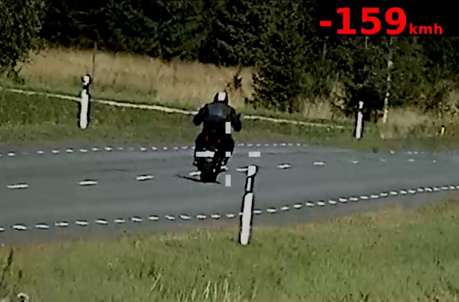 Politsei kiiruskaamera fikseeris mootorratturi liikumiskiiruseks ligi 160 km/h