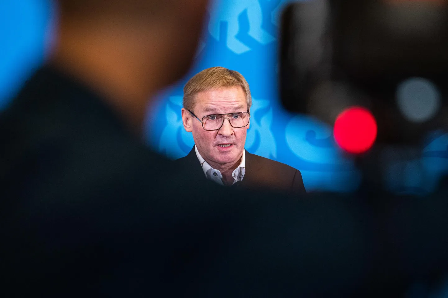 Minister Jaak Aab septembri lõpus riigieelarve pressikonverentsil.