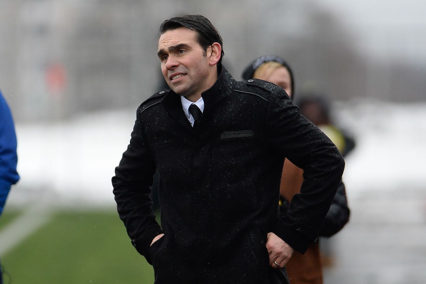 Главный тренер футбольного клуба "Нарва-Транс" уроженец Турции Дженк Озджан.