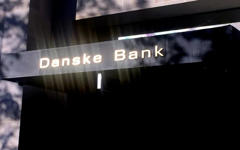 Банк Danske в Копенгегене.