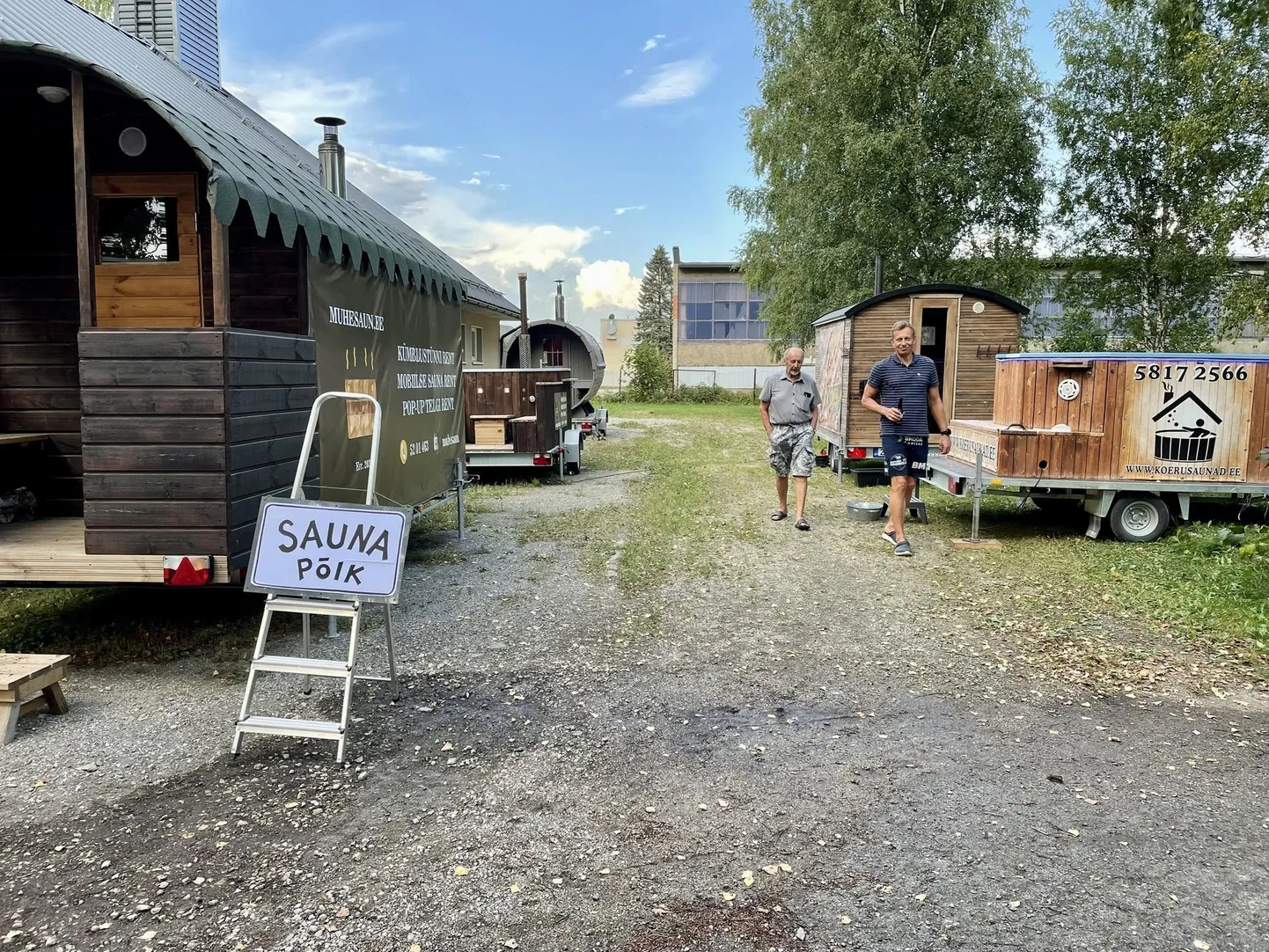 Sauna põigus võis põigata mitmesse sauna.