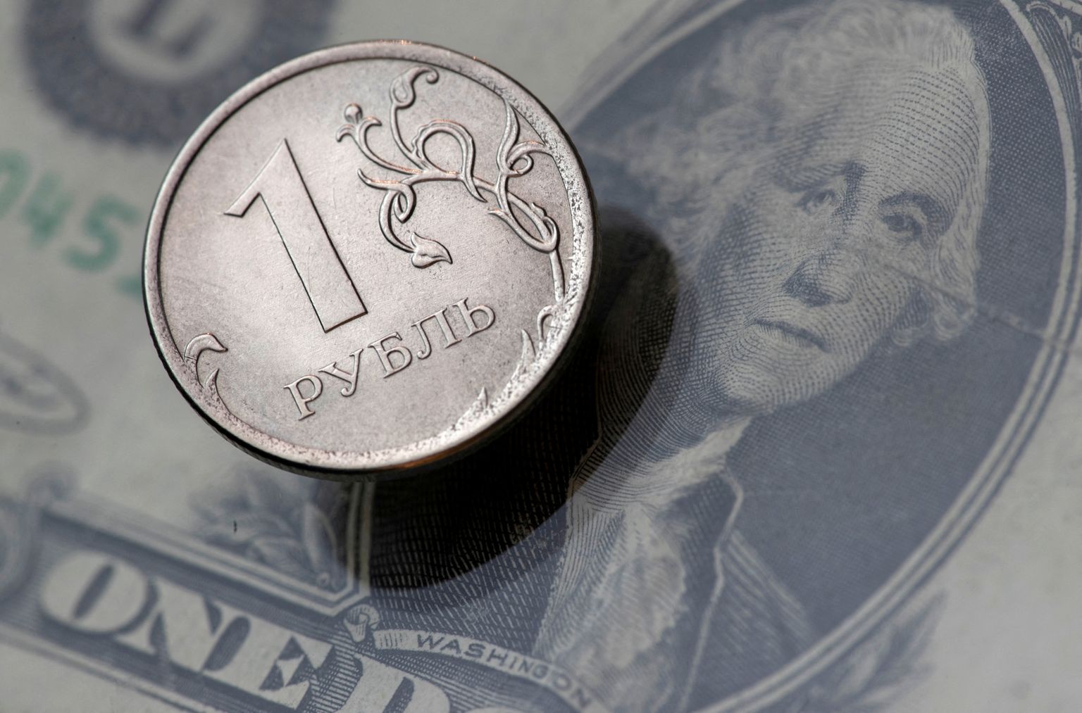 Vene rubla ja USA dollar