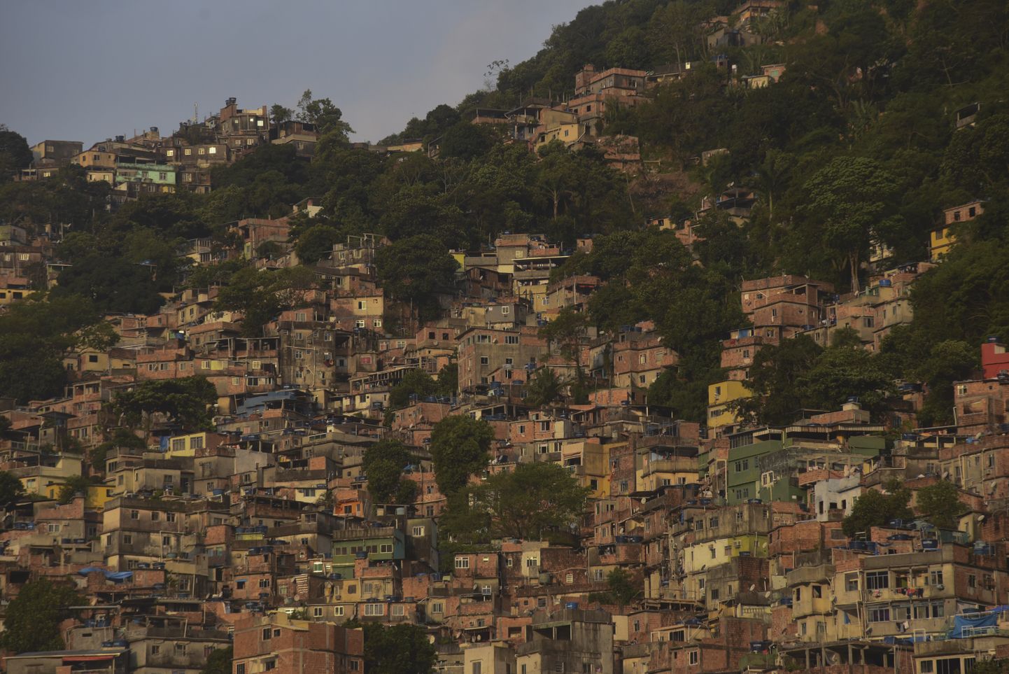 Üks suuremaid favelasid Ladina-Ameerikas, Brasiilias.