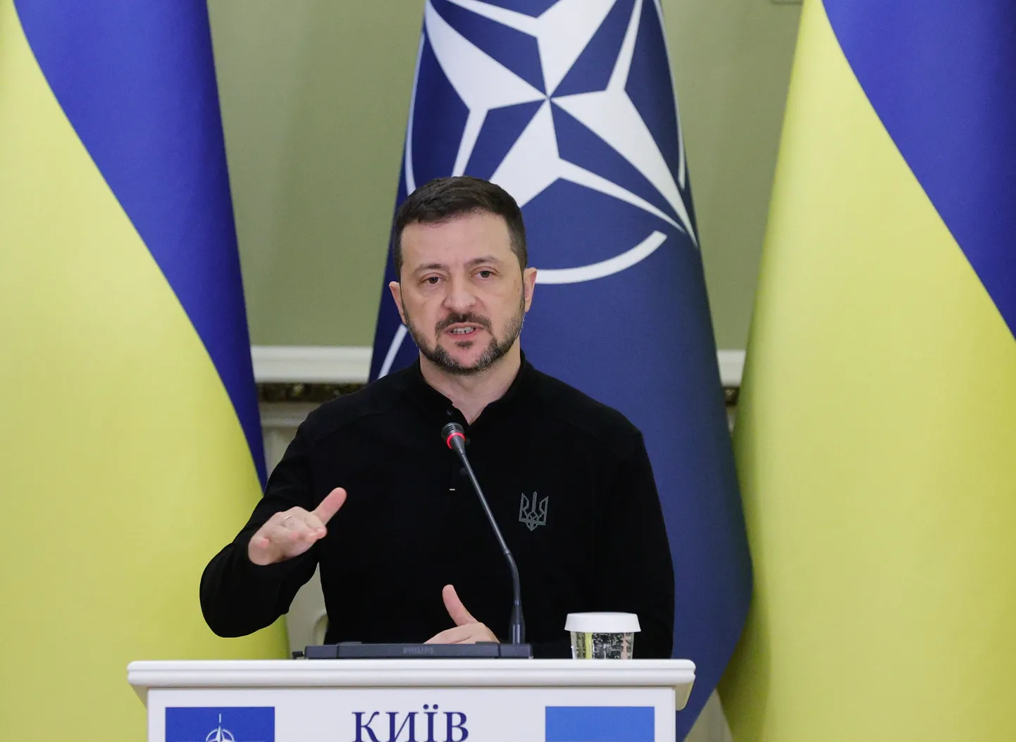Ukraina president Volodõmõr Zelenskõi.