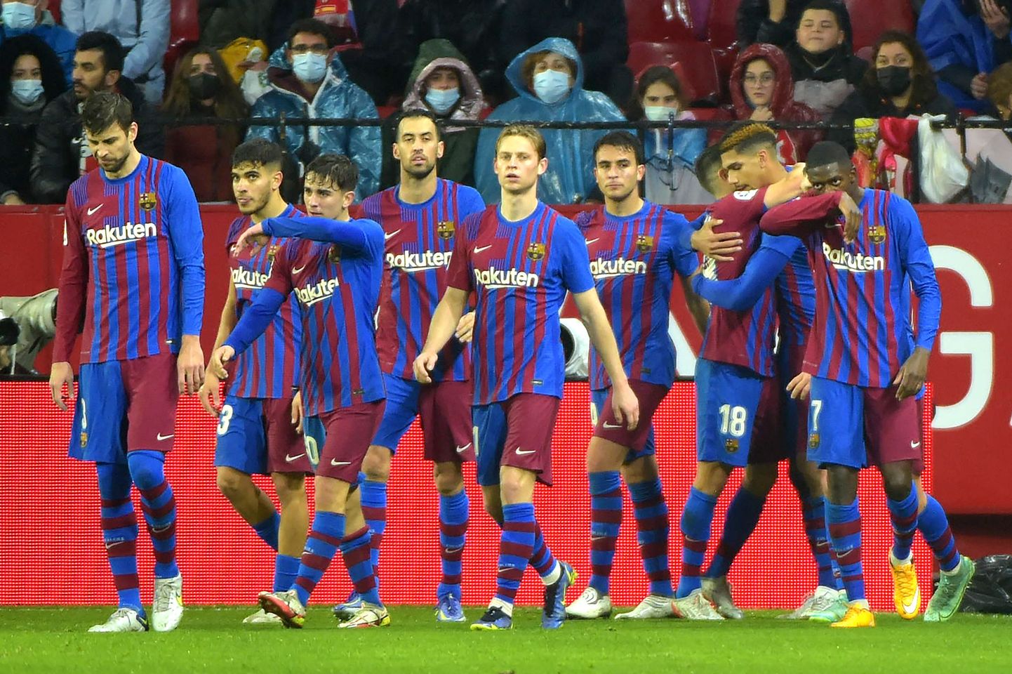 Barcelona jalgpalliklubi mängijad.