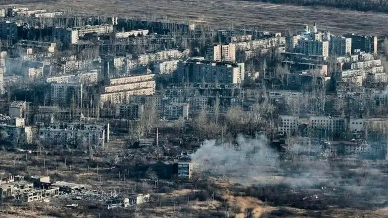 Руины разрушенной в ходе войны Авдеевки.