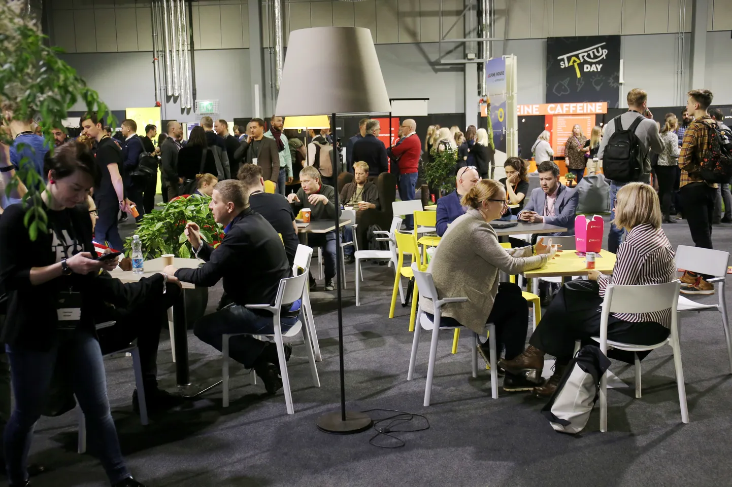 Alo Lillese hinnangul on Tartus idufirmasid toetav struktuur ja mõtlemine olemas, pildil jaanuaris toimunud ettevõtlusfestival sTARTUp Day.