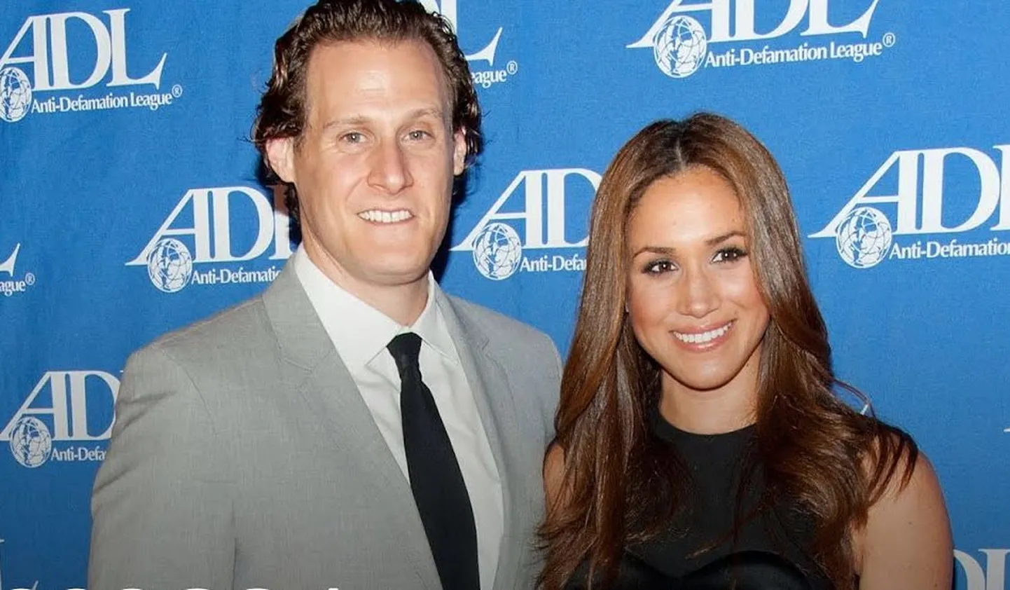 Filmiprodutsent Trevor Engelson koos nüüdseks eksabikaasa, Meghan Markle'iga.