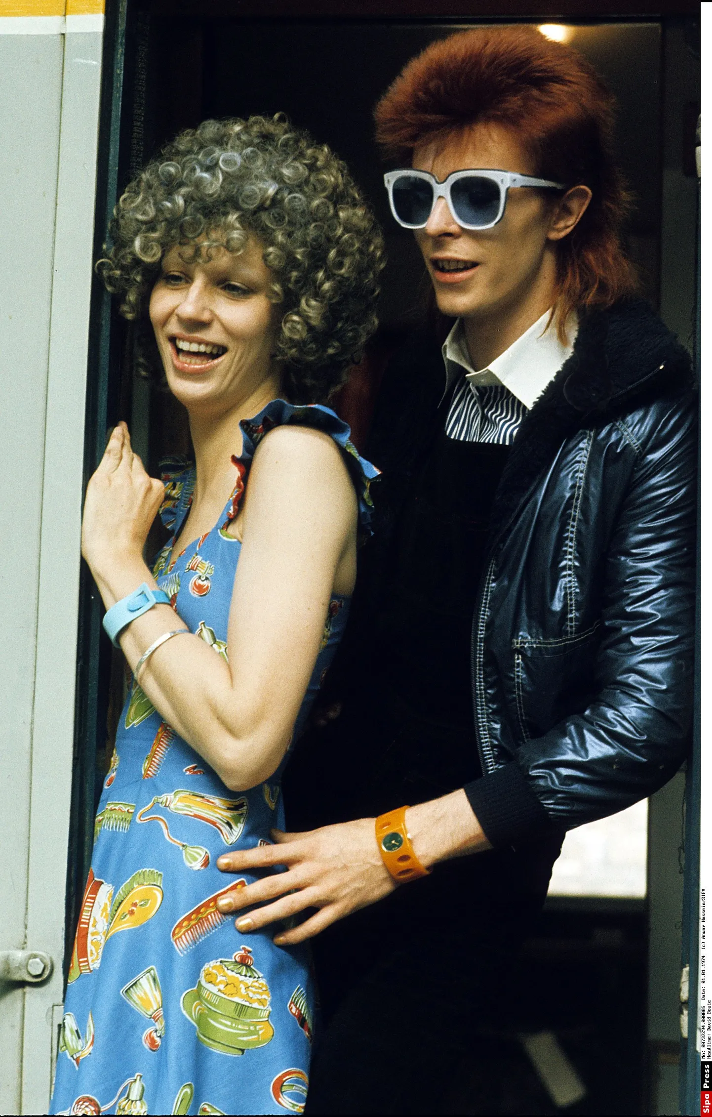 David Bowie ja Angie Bowie 1974. aastal