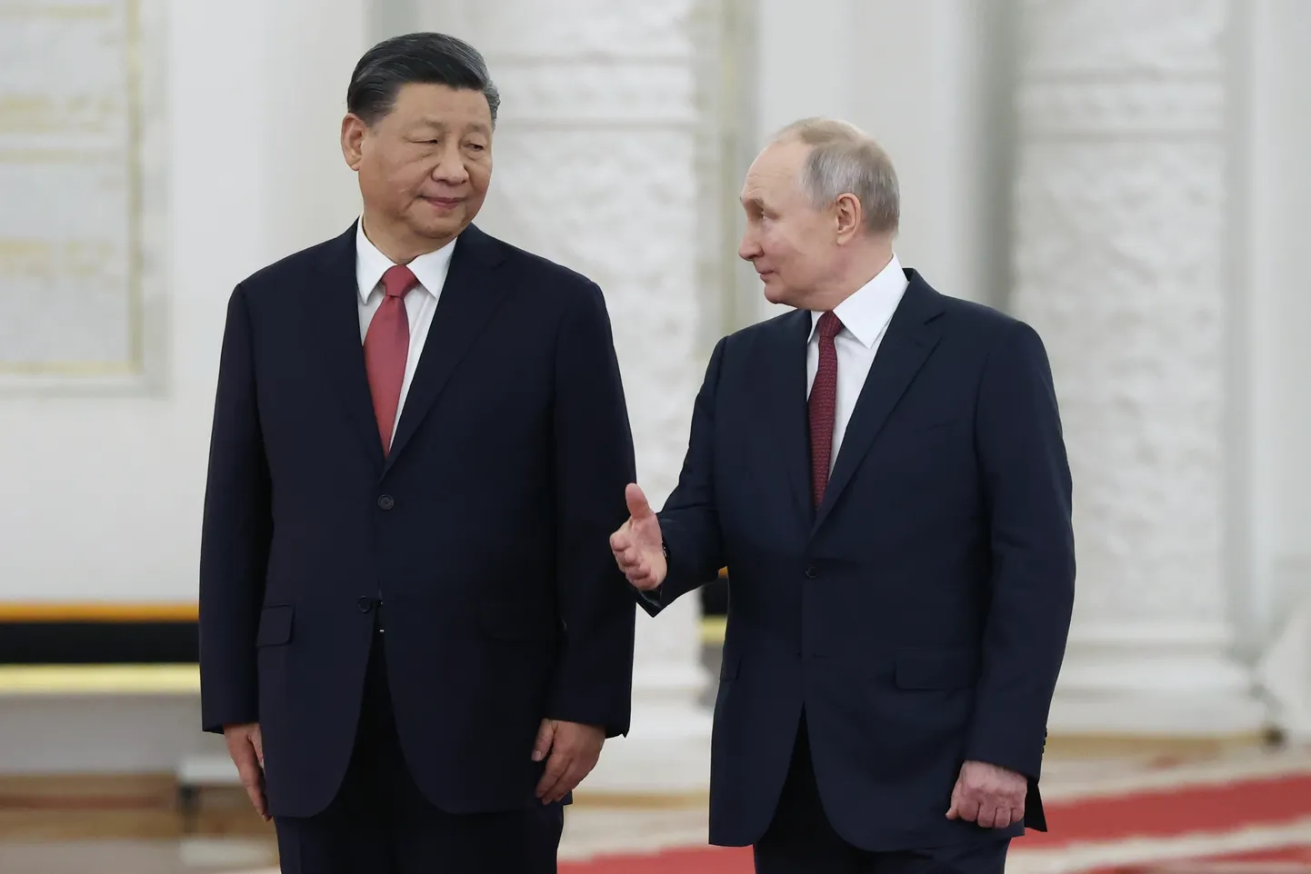Hiina president Xi Jinping kohtumisel Vene presidendi Vladimir Putiniga