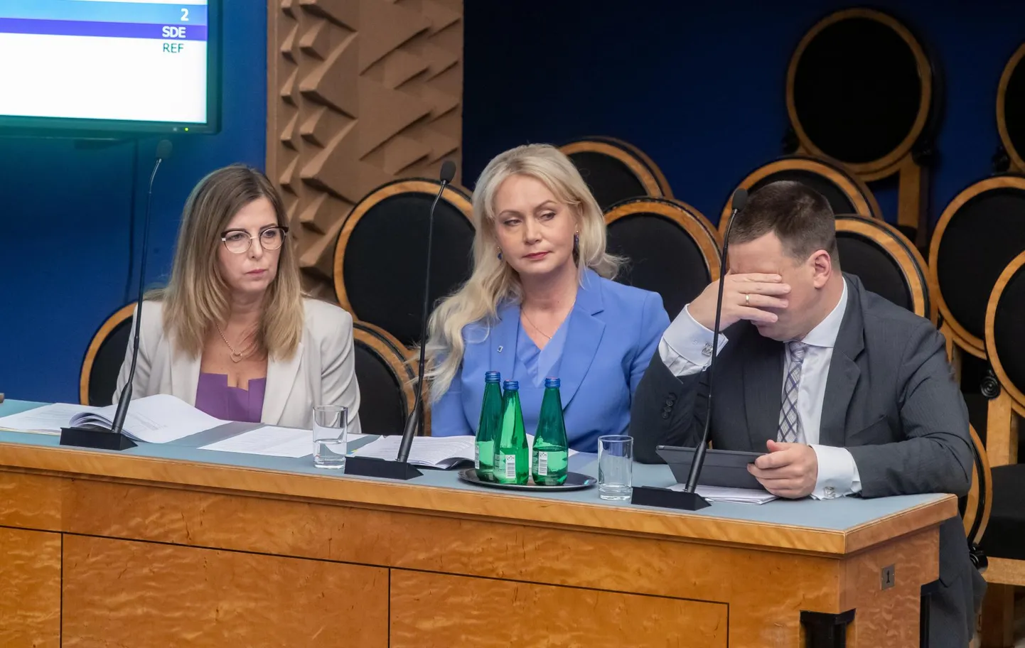 Riigikogu infotund: ministrid Kert Kingo (EKRE) ja Riina Solman (Isamaa) saavad sõna, peaminister Jüri Ratas (KE) ei saa.