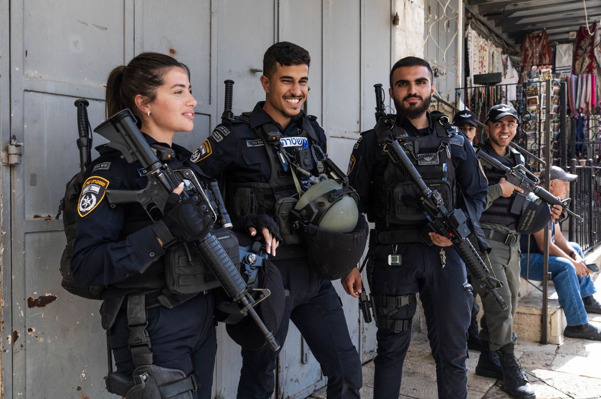 Полицейские в Иерусалиме. 22 октября 2023 года. 