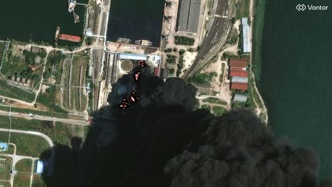 1580th day of war in Ukraine: Large fire breaks out in Kerch after drone attack
