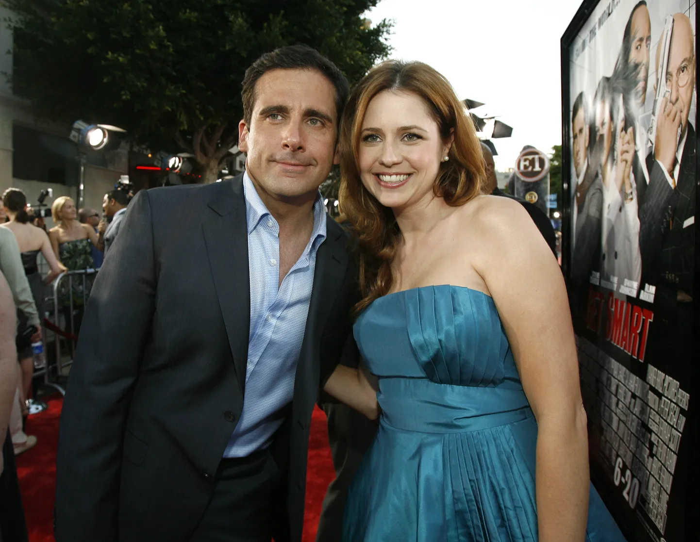 Jenna Fischer koos ekraanikaaslase Steve Carelliga.