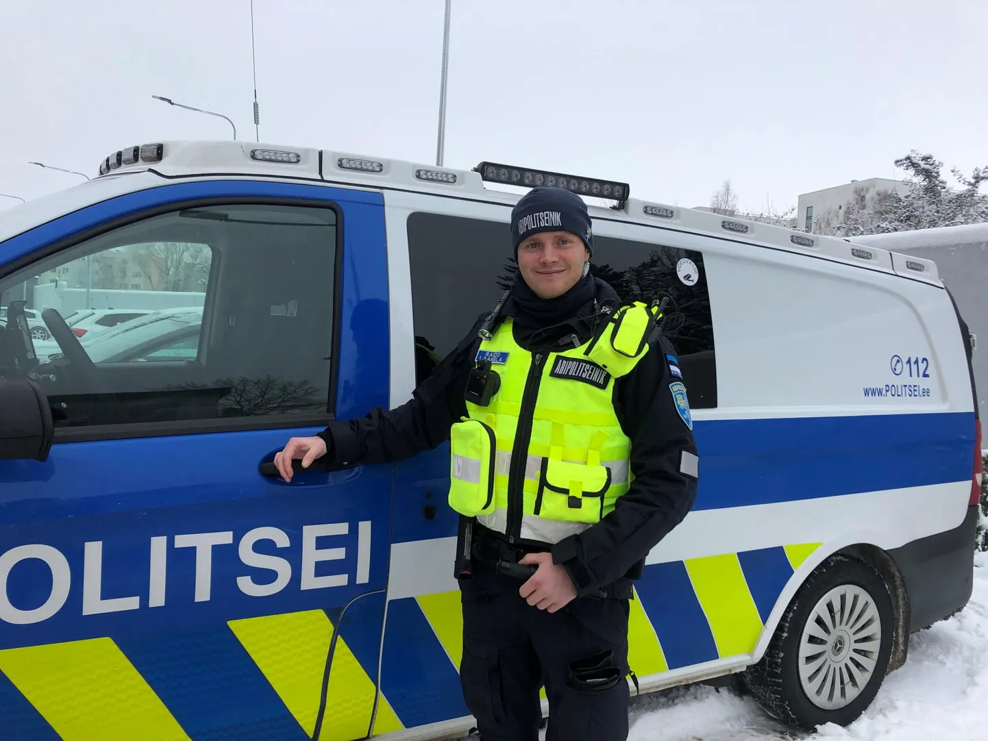 Vabatahtlikuks korrakaitsjaks saab kandideerida aasta läbi. Pildil abipolitseinik Raido Laanela.