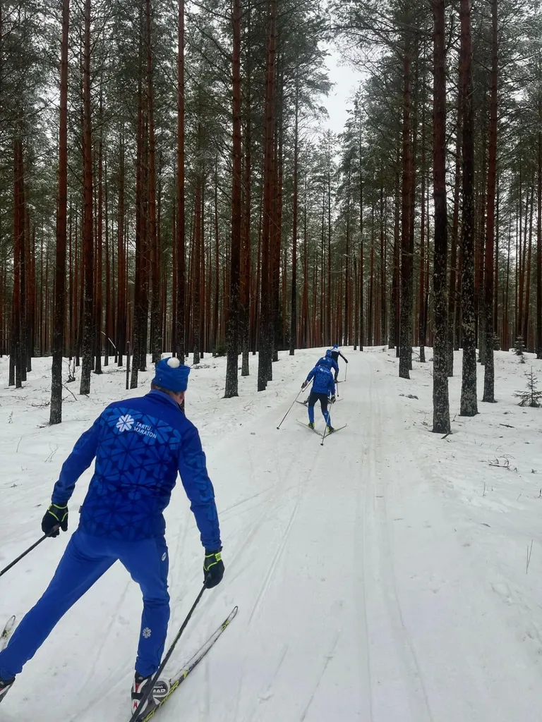Tartu maratoni korraldajad haarasid esmaspäeval Tartust suusad kaasa ja läksid neid proovima Alutagusele, kus võibki Tartu maraton Lõuna-Eesti keeruliste lumeolude tõttu toimuda.