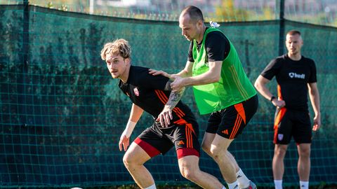 ФОТО ⟩ Сборная Латвии по футболу готовится к важным матчам против Гибралтара