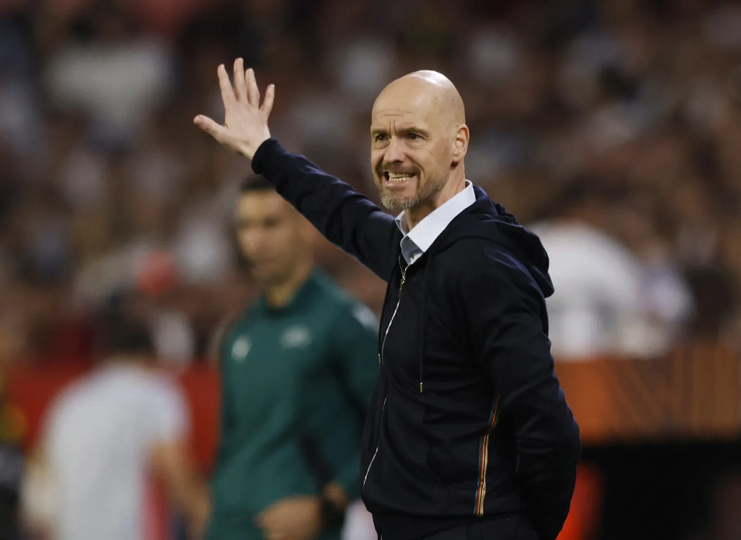 Manchester Unitedi peatreener Erik ten Hag.