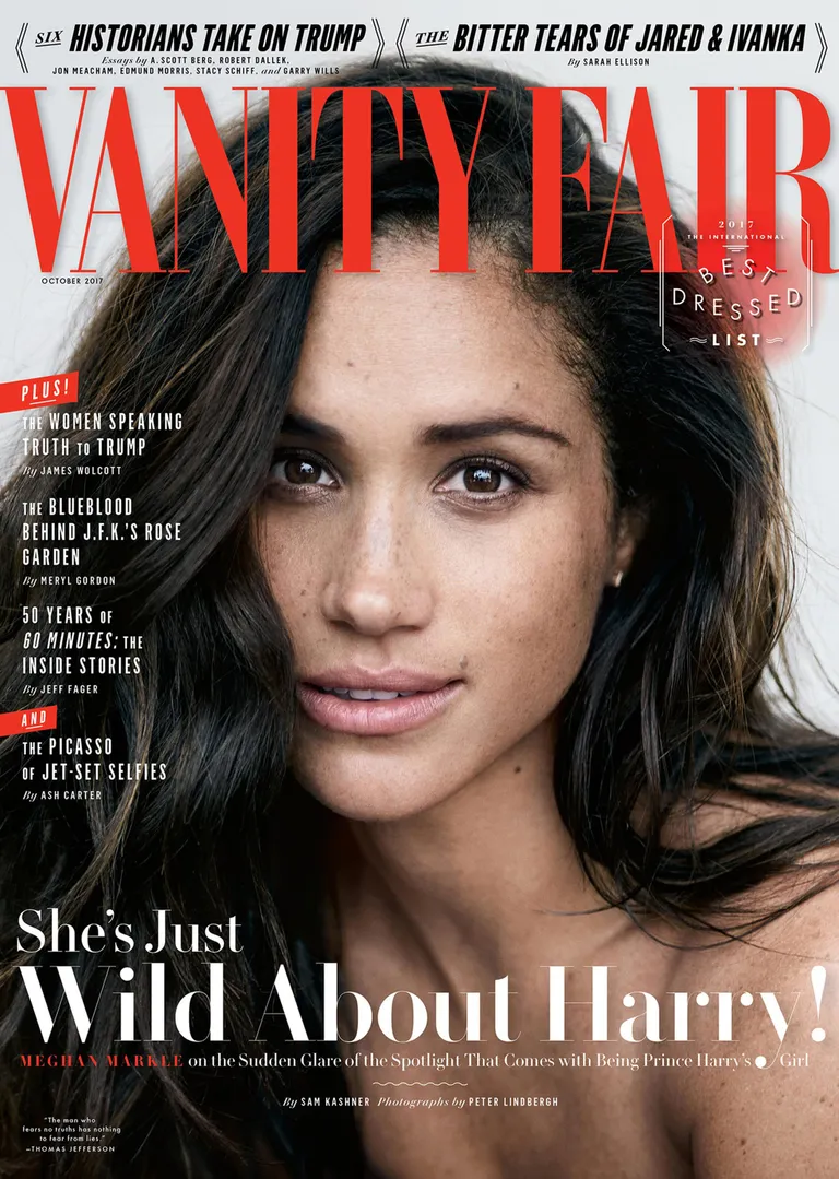 Меган Маркл на обложке журнала Vanity Fair.