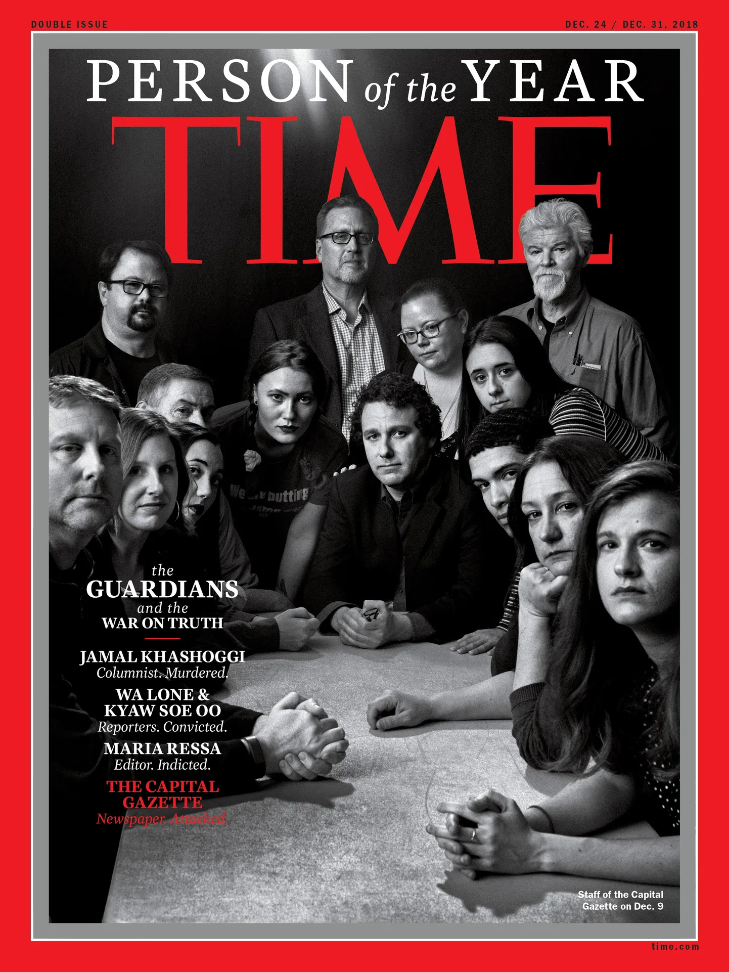 Time'i aasta inimene on ajakirjanikud