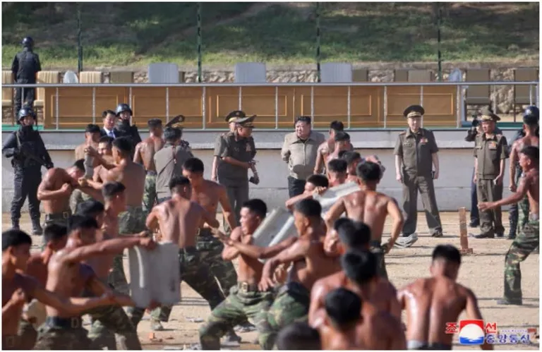 North Korean leader Kim Jong Un inspecting special forces training in September 2024. The activity may seem intimidating, but it actually has little to do with what is happening on the battlefield.