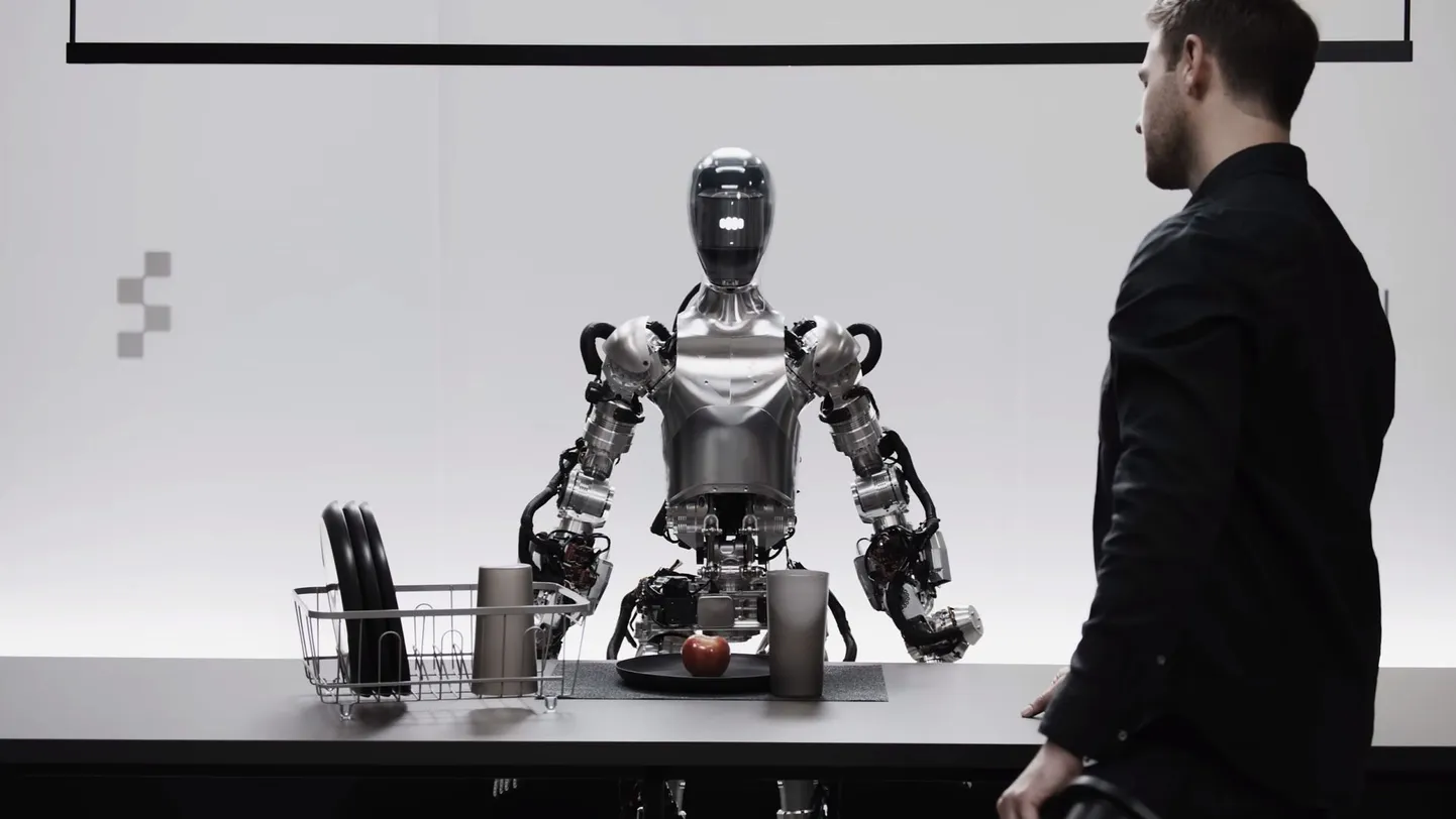 Robot vaatab, õpib, vestleb ja liigutab. Foto loo juures illustreeriv