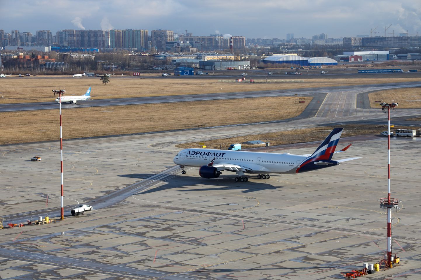 Peterburi Pulkovo lennuväli. Foto on illustratiivne.