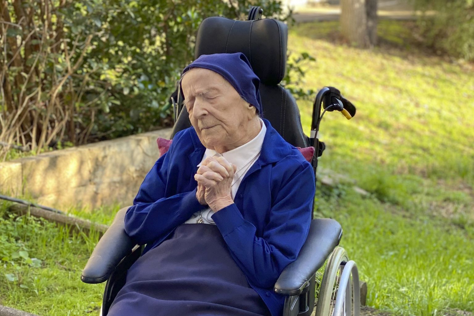 Õde André, kes on 118-aastane.
