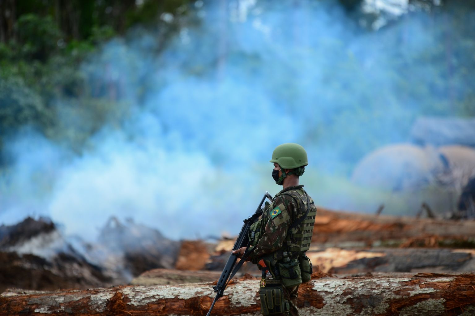 Brasiilia sõjaväel ei ole õnnestunud metsatustamist peatada.  Foto on illustreeriv.