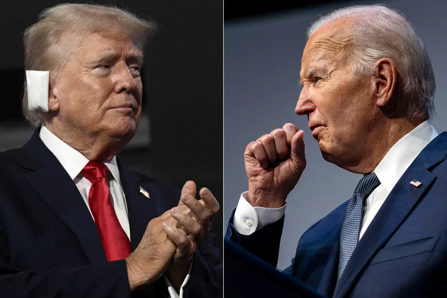 USA presidendikandidaadid Donald Trump ja president Joe Biden.