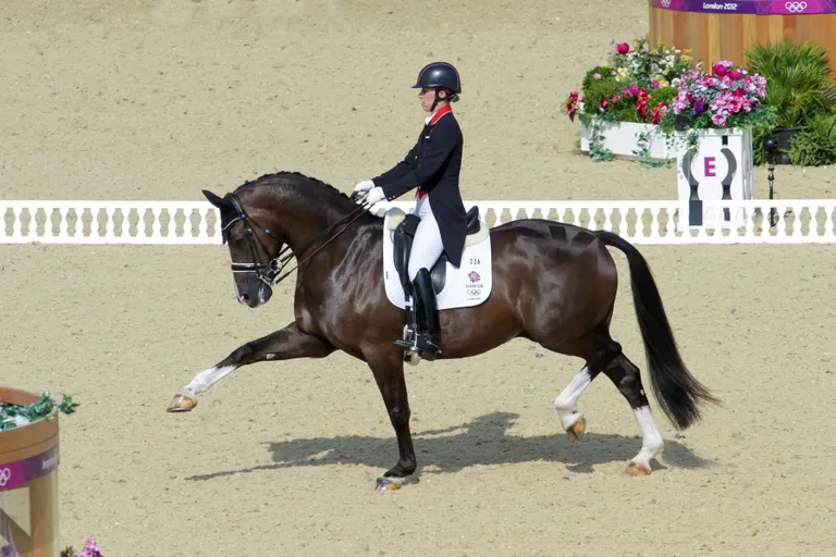 Koolisõidu kullapaar Charlotte Dujardin ja Valegro tegid Londonis särava esituse. Foto: