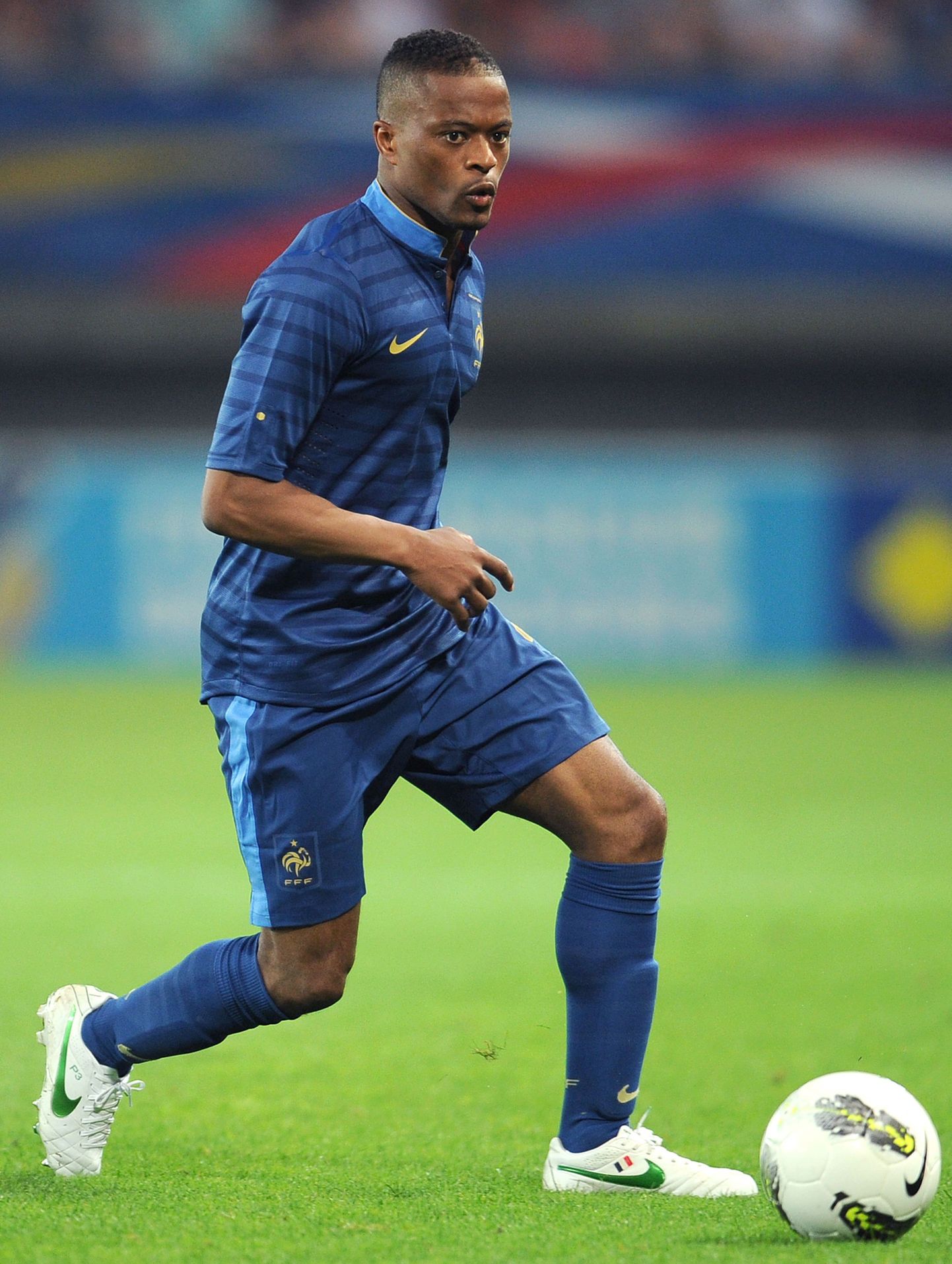 Prantsusmaa koondise kaitsja Patrice Evra mängus Islandi vastu.