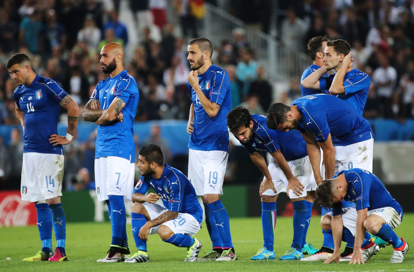 Itaalia koondis kaotatud penaltiseeria järel