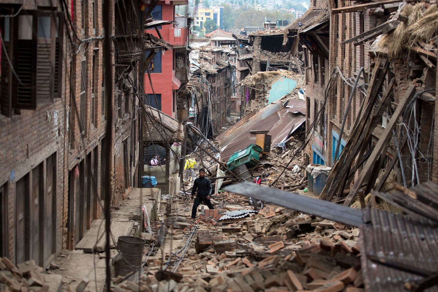 Непал после предыдущего землетрясения.