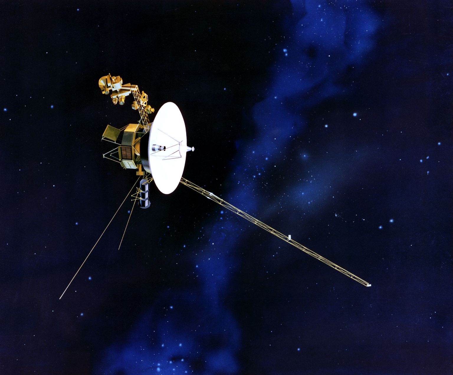 Voyager 1 kunstniku nägemuses.