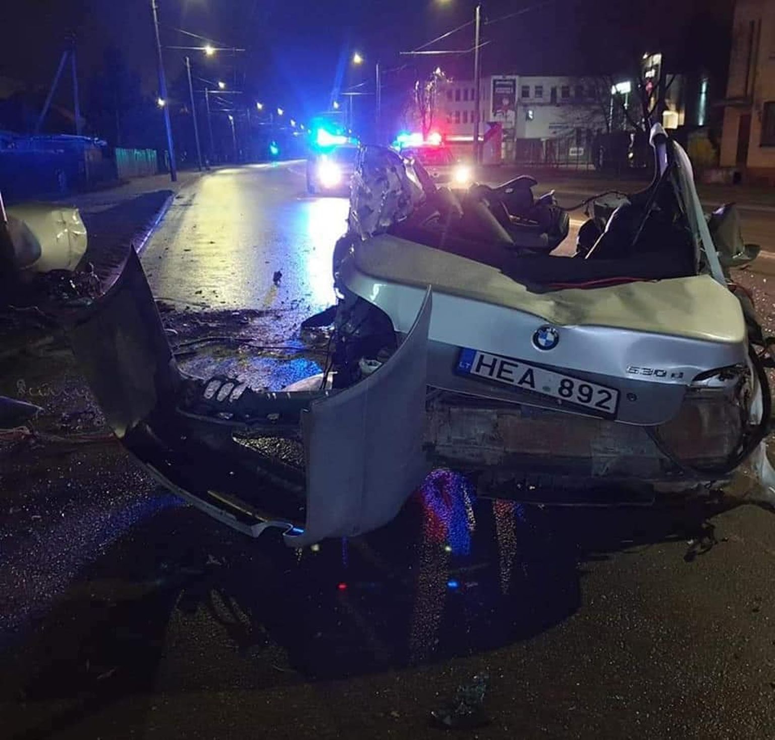 Пьяный водитель bmw