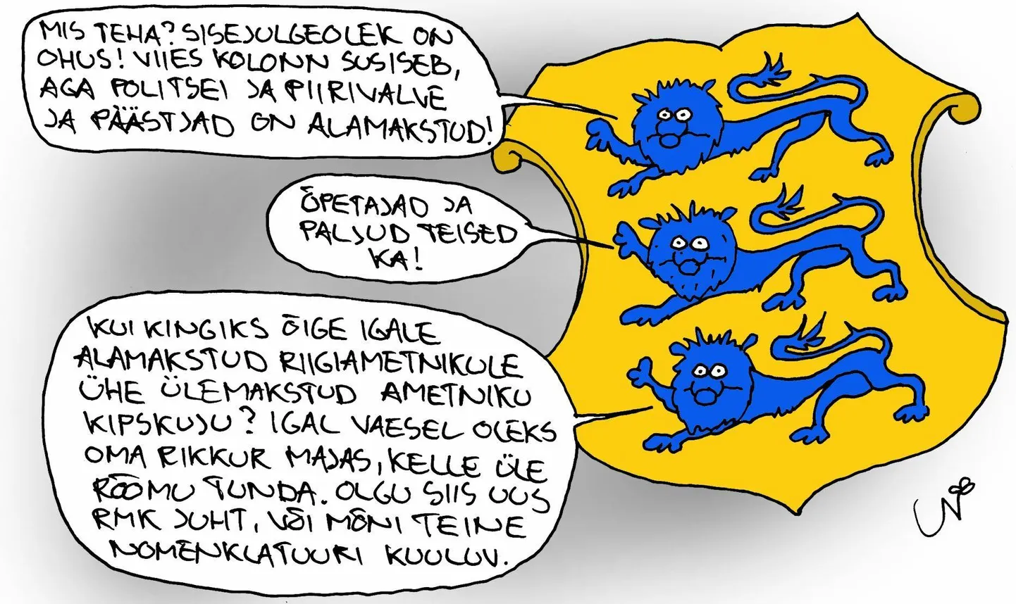 Urmas Nemvalts joonistab. FOTO: Urmas Nemvalts