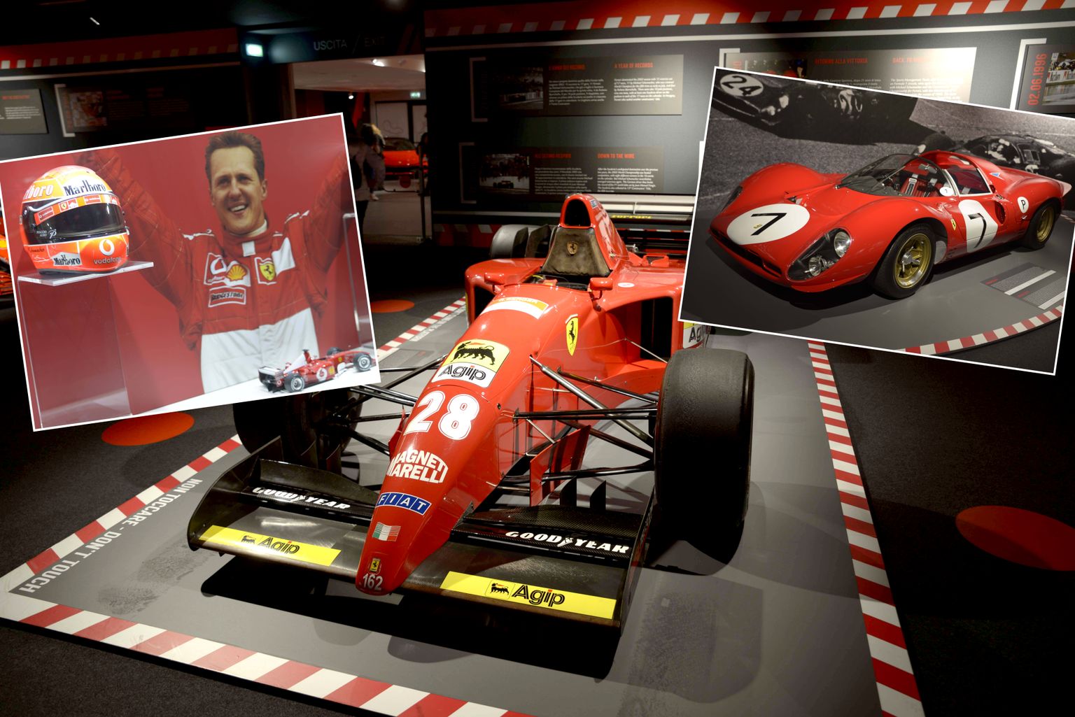 Ferrari muzeja ekspozīcija