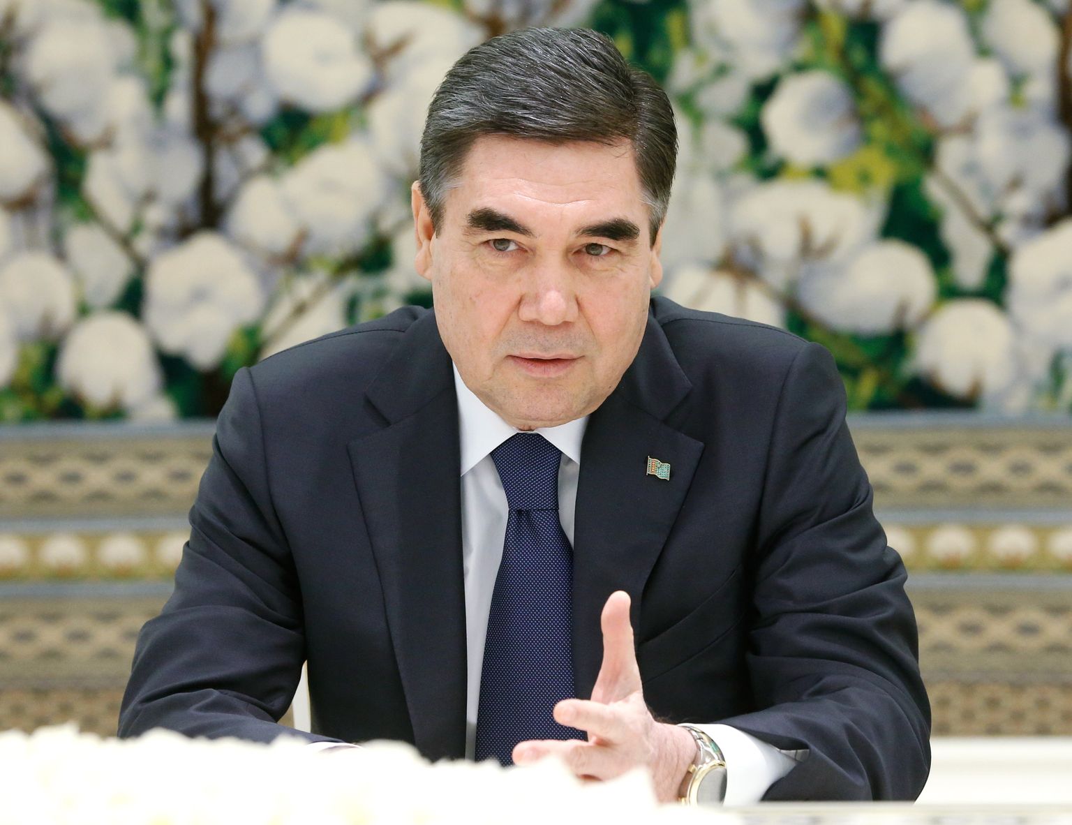 Türkmenistani president Gurbangulõ Berdõmuhhamedov jaanuaris 2019