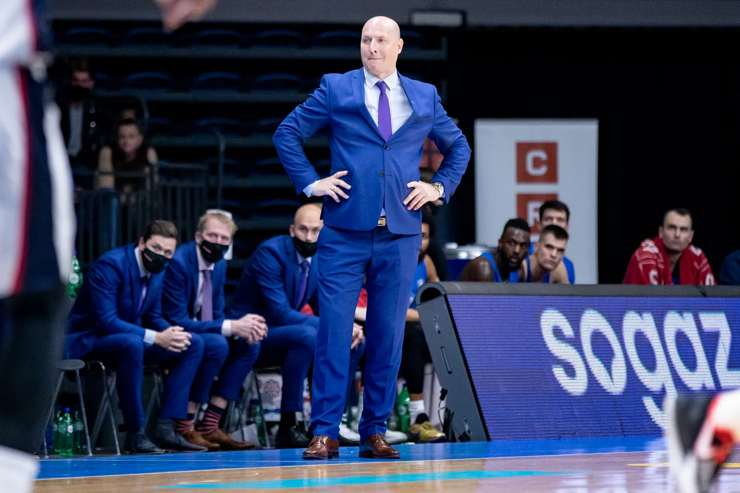 Kalev/Cramo endine peatreener Roberts Štelmahers.