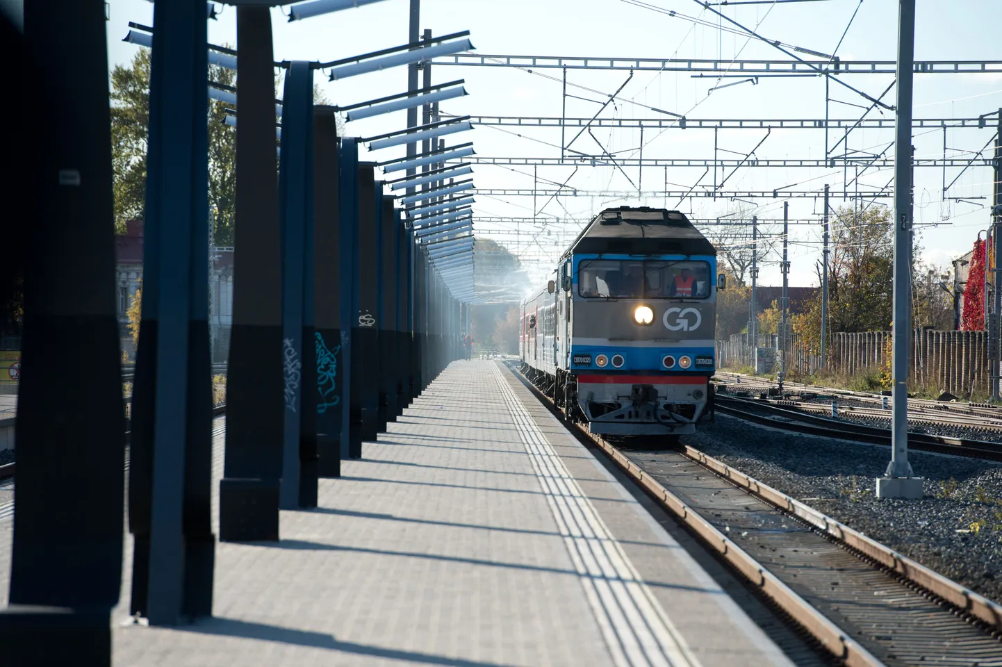 GoRaili rong Balti jaama saabumas.