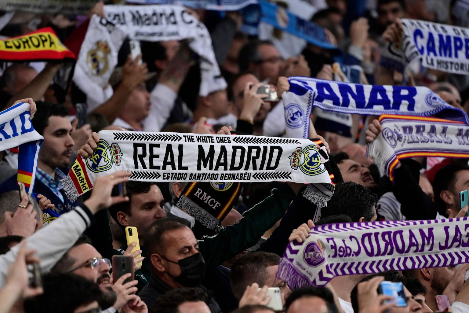 Madridi Reali fännid.