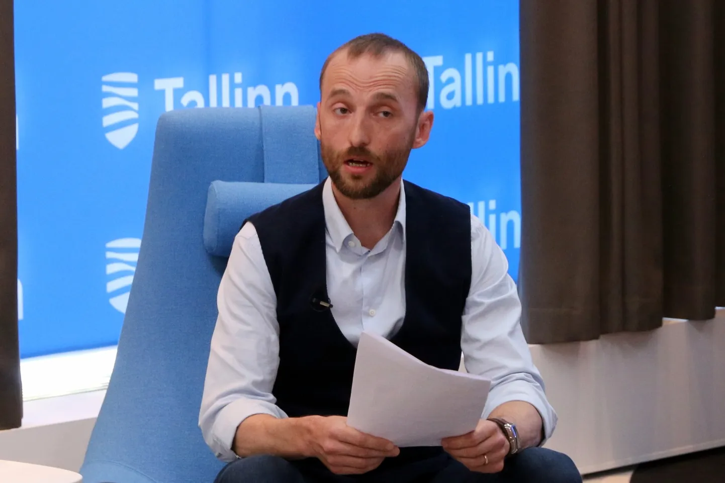 Tallinna päeva etteütluse teksti luges ette näitleja Märt Avandi.
