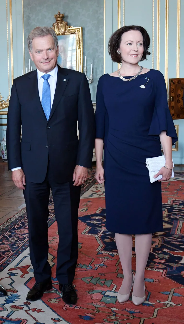 Sauli Niinistö ja Jenni Haukio