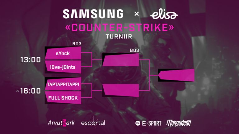Samsung × Elisa «Counter-Strike'» Eesti turniiri sõelale on jäänud neli parimat. Siit selgub Eesti esindaja
