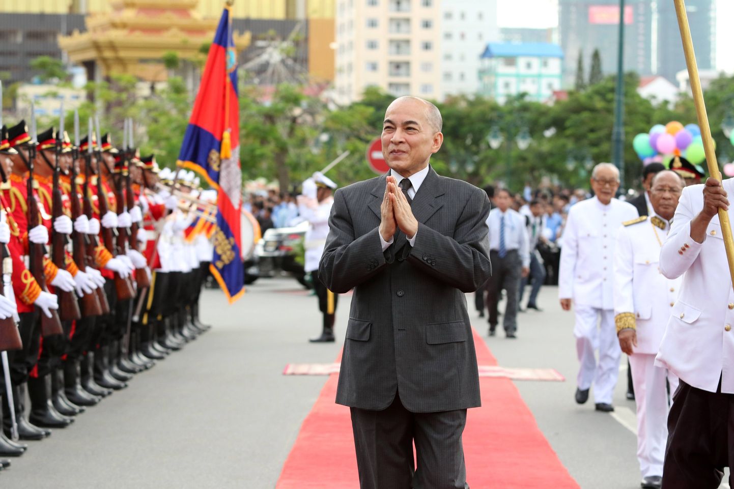 Kambodža kuningas Norodom Sihamoni.