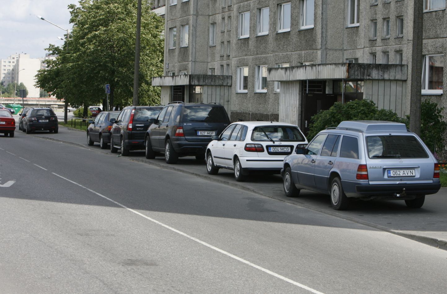 Vanad autod Tallinnas Lasnamäel