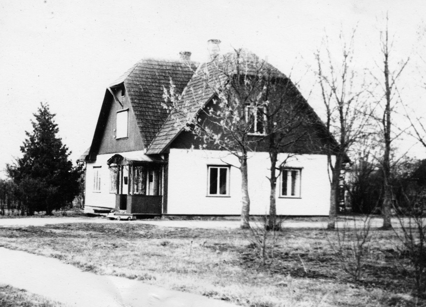 Nõo vallamaja alates 1939. aastast, J. Ilissoni ehitatud hoone, valminud 1935.