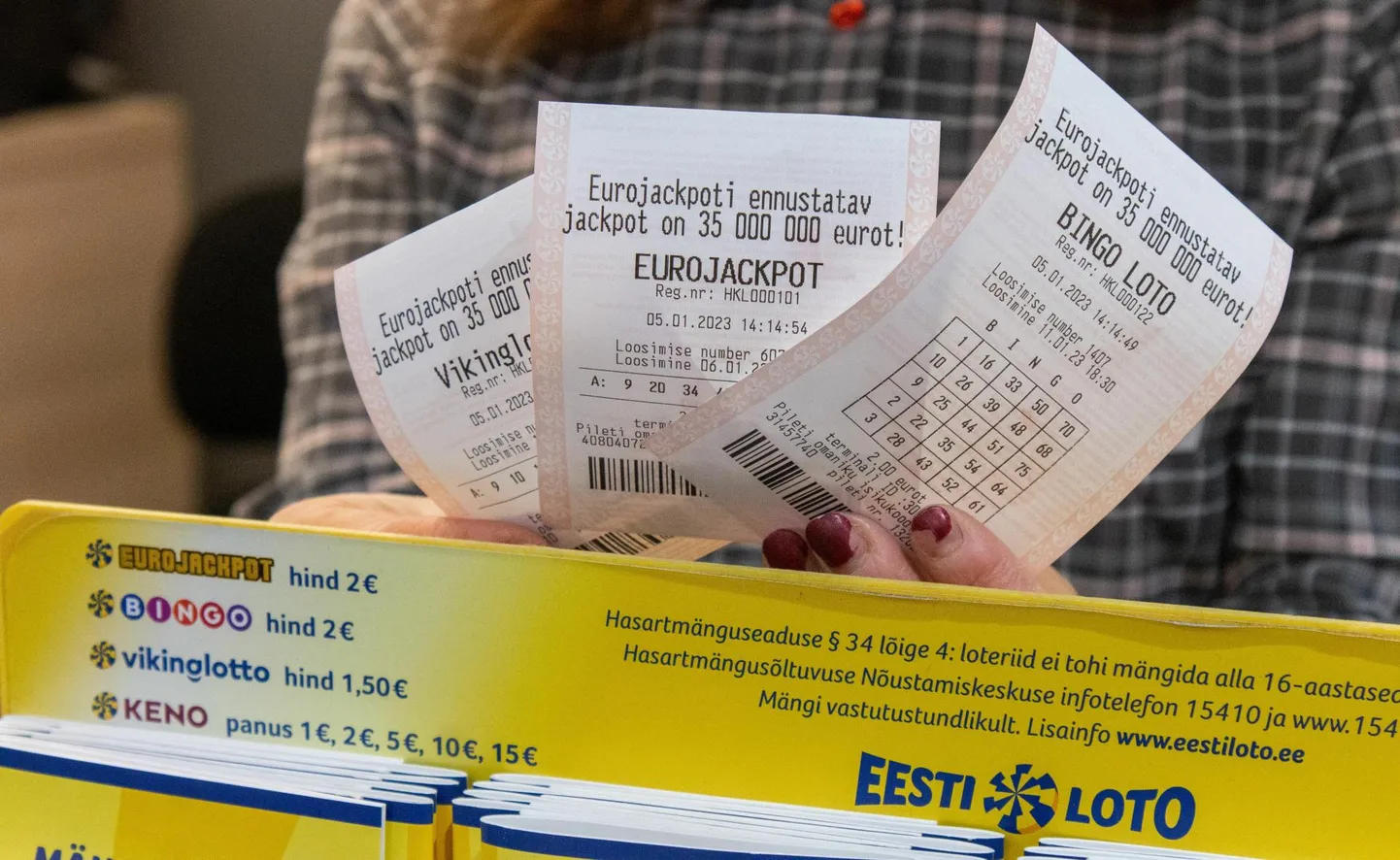 Centrumi Selverist ostetud Bingo loto pilet tõi mängijale üle 14 000 euro suuruse võidu. 
