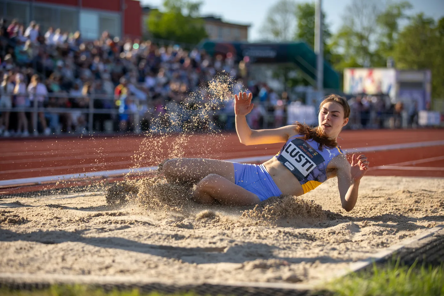 Liisa-Maria Lusti osaleb ainsa eestlannana Götzise mitmevõistlusel. Foto Eero Vabamägi, Postimees
